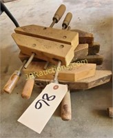 (5) WOOD CLAMPS