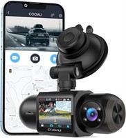 1080P FHD Built-in GPS Wi-Fi Dash Cam, Front and