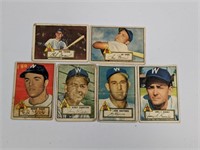 1952 Topps (6 Different Washington Senators) Poor