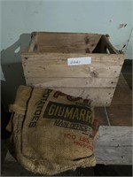 Canada Dry Box & Potato Sacks