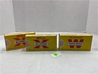3 BOXES OF VINTAGE 30-30 WESTERN SUPER X RIFLE