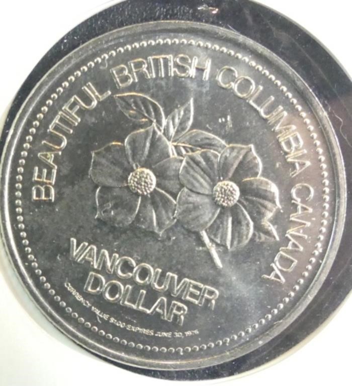 1976 Vancouver Trade Dollar