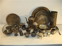 Large Group Silver Plate
