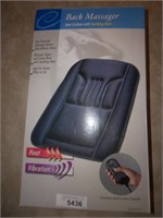 Vibrating Back Massager Seat Cushion w/ Heat