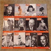 12ct 1948 Life Magazines