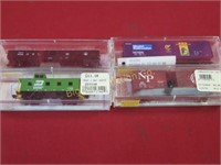 N-Scale Train Cars: 4 pc lot Micro Trains