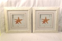 Two Starfish Prints, Signed