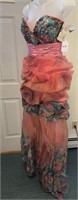 Pink/Multi Jovani Dress 171734 Sz 6