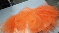 Kids Sz 5 Orange Costume Skirt
