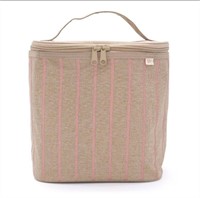 Nourish by SoYoung Rose Gold Pinstripe Lunch Bag