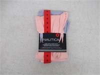 2-Pk Nautica Girl's 6 Sleepwear Pant, Pink and