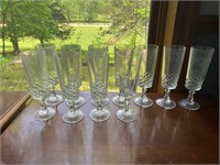 Fluted Champagne Glasses CRISTAL D'ARQUES-DURAND