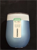 Corkcicle Blue 2 Tone 12 OZ Stemless