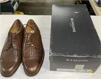 MENS BROWN RANGONI SHOES SIZE 7 1/2