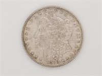 1878 7 tail feathers, Morgan silver dollar 2nd rev