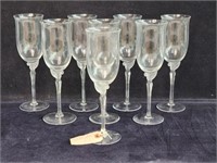 Vintage Lenox crystal tulip wine glasses
