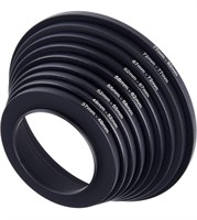 (new) Step Up Lens Filter Adapter Rings - Set of