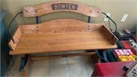 Roudebush Company hand-built iron & wood bench
