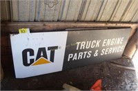 CAT Truck Engine Parts tin sign