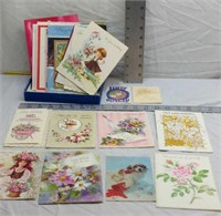 F7) OLD GREETING CARDS