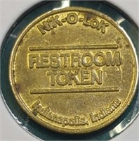 Mini restroom token nik-o-lok