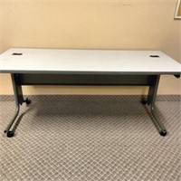 Computer Table w/wheels 60"x29"x30"     (R# 214)