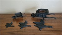 Cast iron decorative items