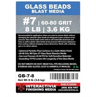#7 Glass Beads - 8 lb or 3.6 kg - Sand Blasting