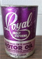 Vintage ROYAL Moly Supreme Oil Can