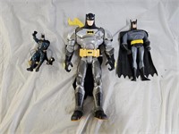 3 DC Comics Batman Action Figures