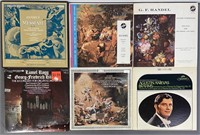 Handel Classical Music Vinyl Albums Set of Six