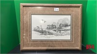 Picture in Frame -Ducks Unlimited 60th Anniversary