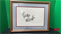 Picture in Frame - Ducks Unlimited White-tail Deer