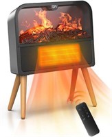 NEW $116 Electric Fireplace Space Heater w/Remote