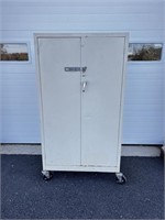 Metal Cabinet on Casters