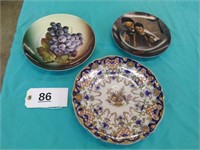Bavaria Grape, Rockwell & Flower Basket Plates