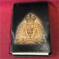 Royal Canadian Mounted Police Leather Notepad