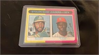 1975 Topps Stolen Base Leaders