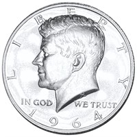 1964 Kennedy Half Dollar GEM PROOF