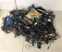 Large Lot of Assorted Adapters, Chargers & Wires