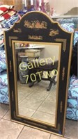 Large oriental wall mirror approximately 26