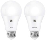 New- Lepro Sensor Light Bulbs, 9W Dusk to Dawn