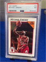 1991 Hoops Michael Jordan PSA 7