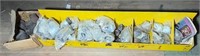 4ft Metal Divided Box Full of Large Galvanized