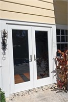 PGT Impact Rated French Door 61x80