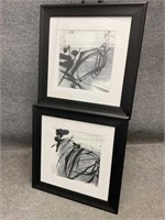 Pair of Modern Art Prints