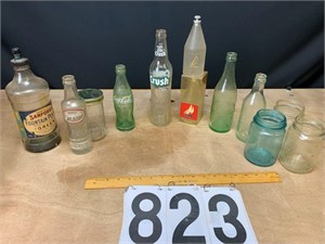 Box of Old bottles