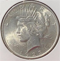 1923 Peace Silver Dollar