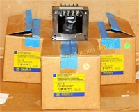 3 Square D Industrial Control Transformers