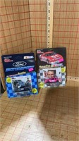 Two diecast NASCAR cars